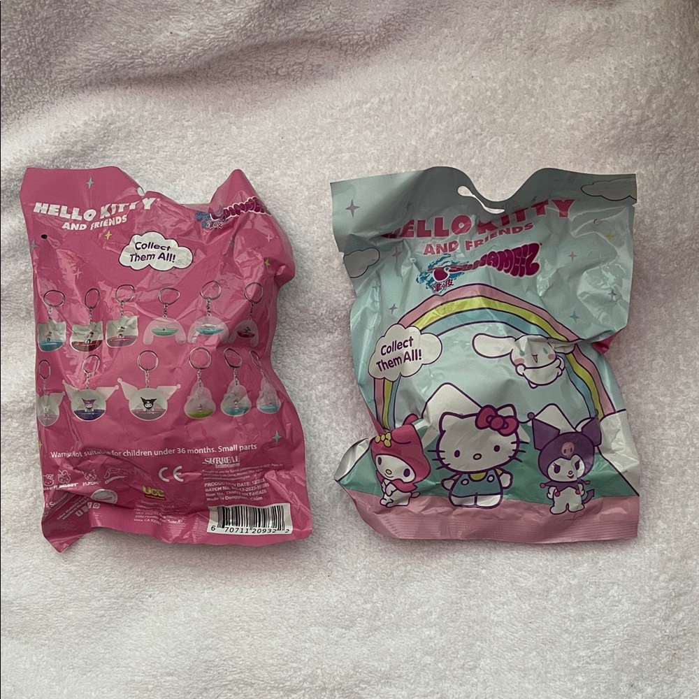 Hello Kitty and Friends Tsunaneez Collectible Mystery Bags lot of 2